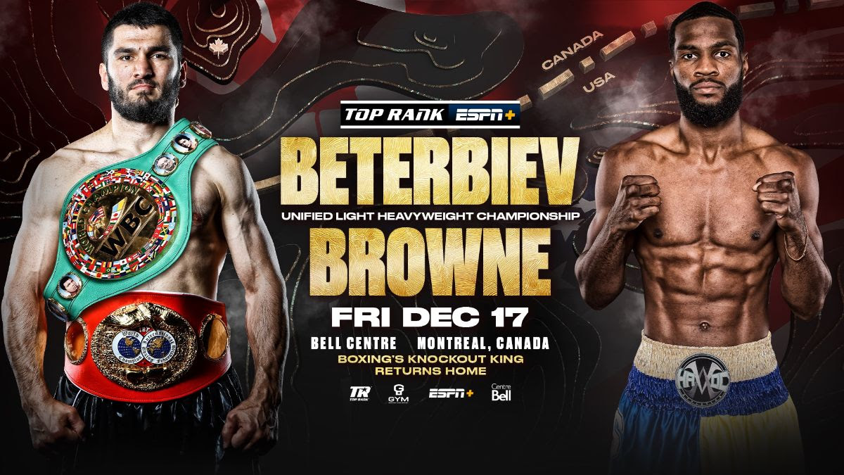 Artur Beterbiev Set To Face Marcus Browne On December 17