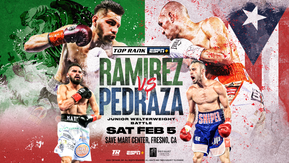 February 5: Jose Ramirez-Jose Pedraza Junior Welterweight Showdown Set