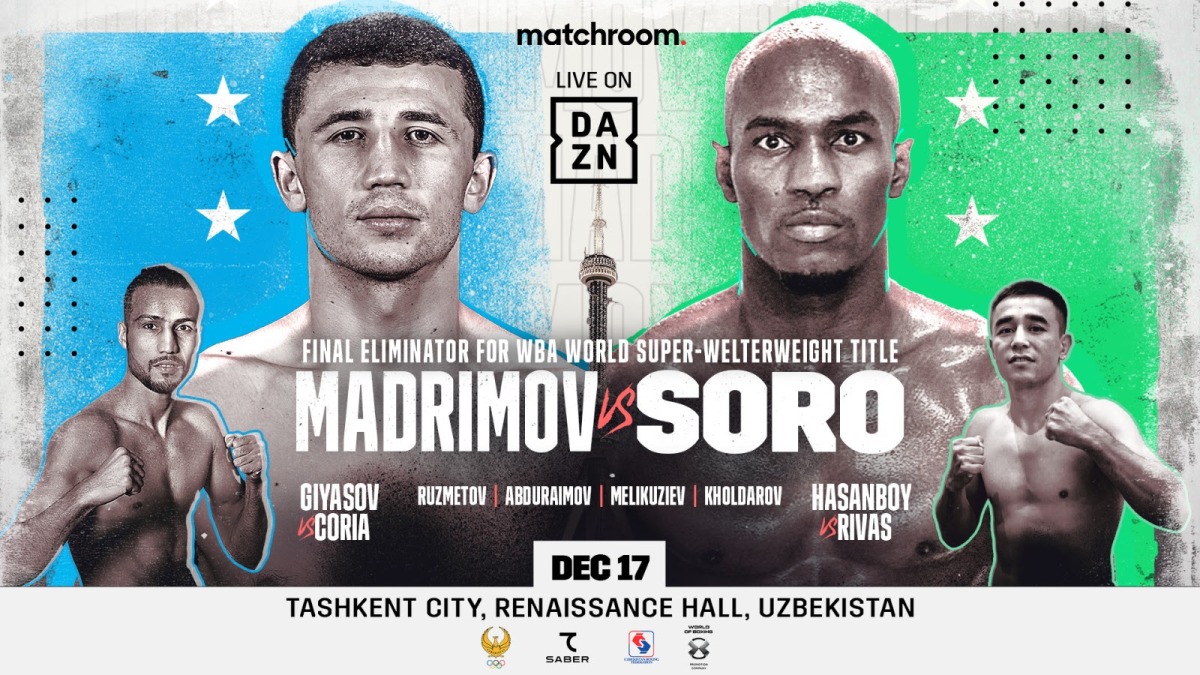 Madrimov Faces Soro December 17 In Uzbekistan