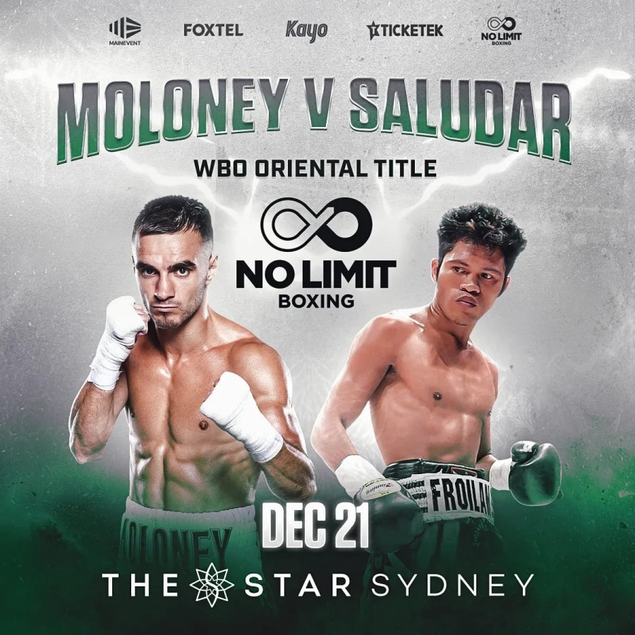 Andrew Moloney-Froilan Saludar & Denys Berinchyk-Isa Chaniev Headline Upcoming Cards Live And Exclusively On ESPN+