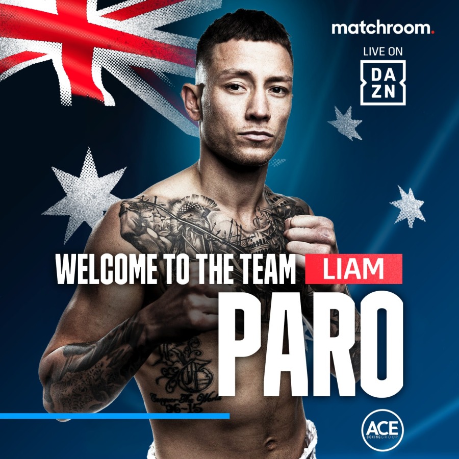 Liam Paro Pens Promotional Pact With Matchroom