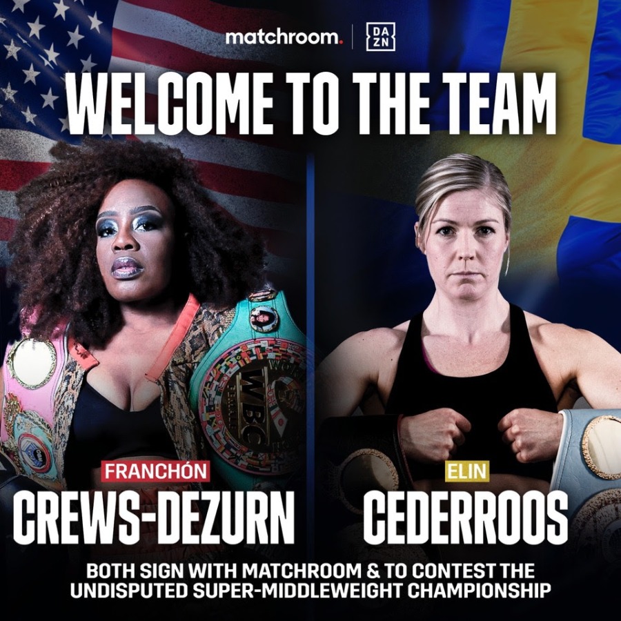 Crews-Dezurn And Cederroos Pen Matchroom Deals And Meet For Undisputed