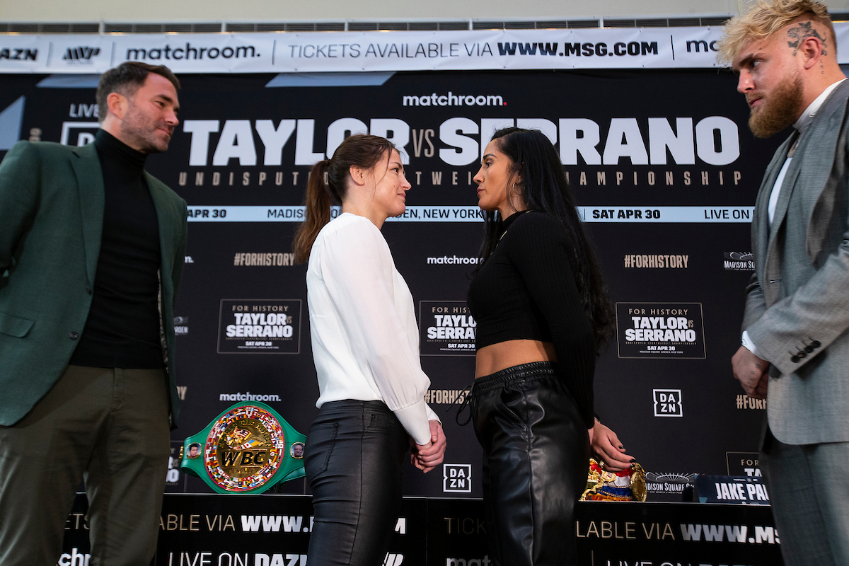 Taylor And Serrano Press Conference Quotes And Images From New York