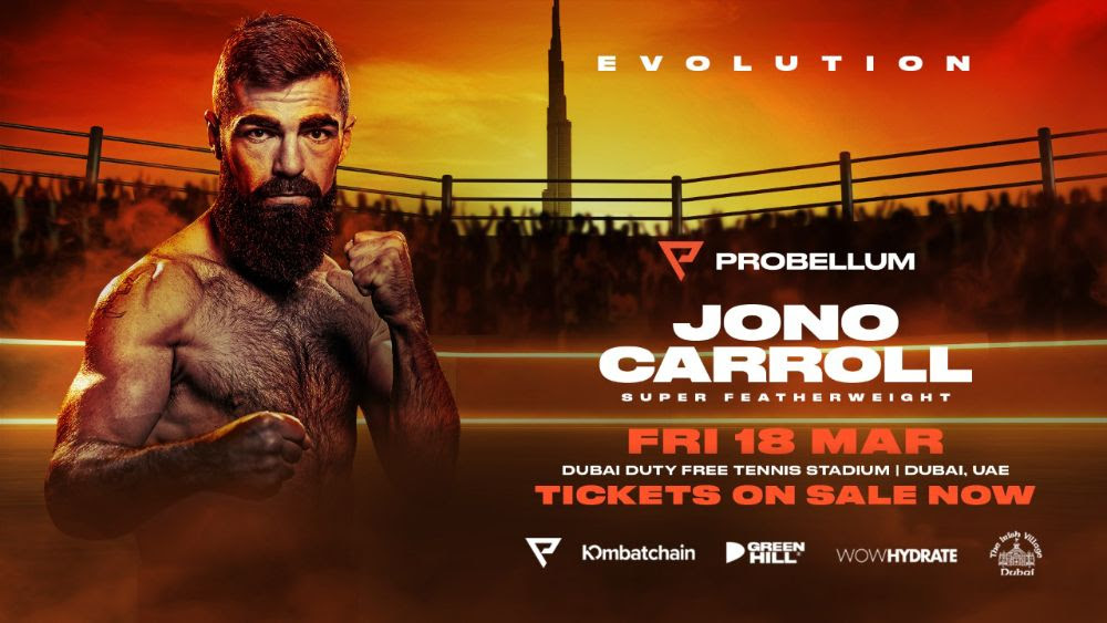 Irishman Carroll Confirmed As Dubai Show Co-Main