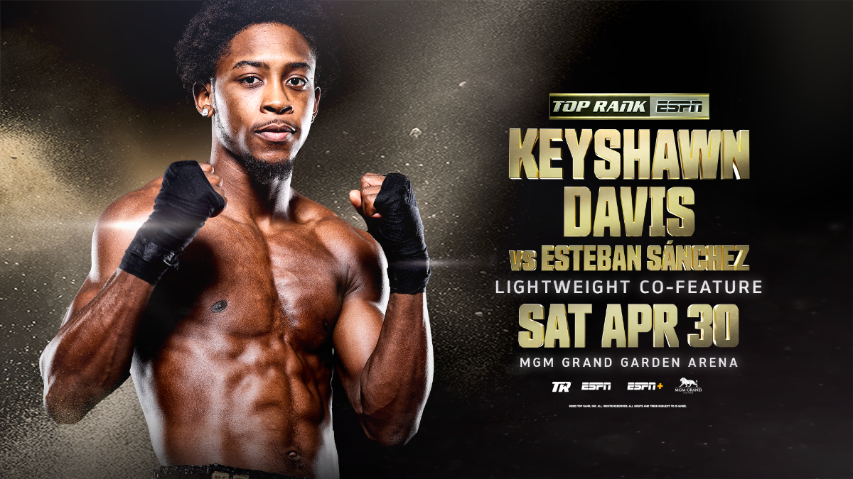 Lightweight Phenom Keyshawn Davis Returns April