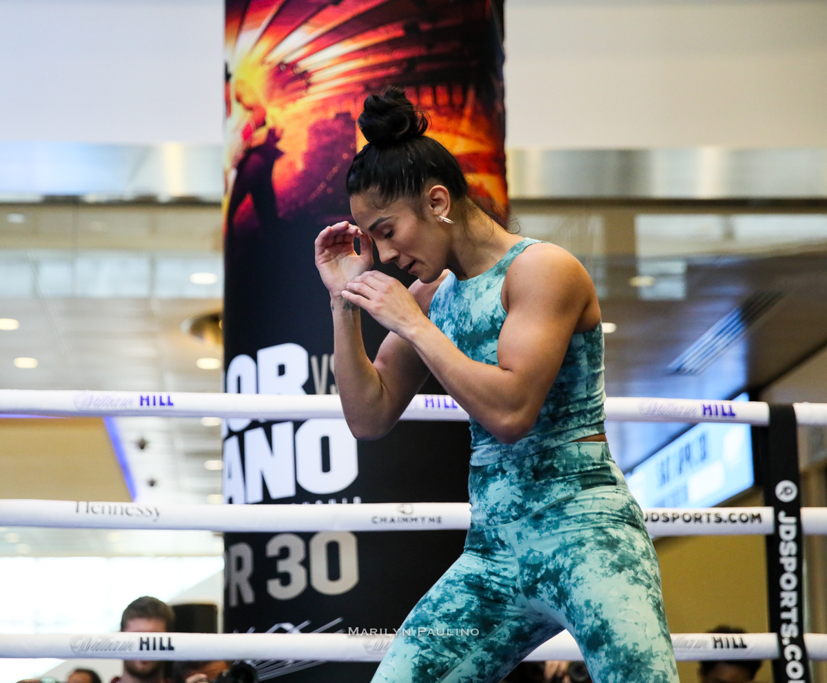 Taylor vs. Serrano Media Workout Photos & Video