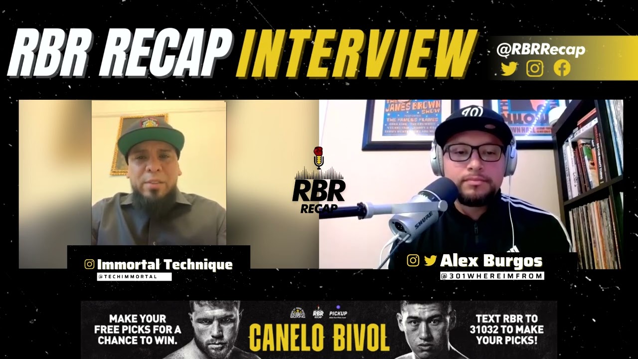 RBR Recap Interview: Immortal Technique