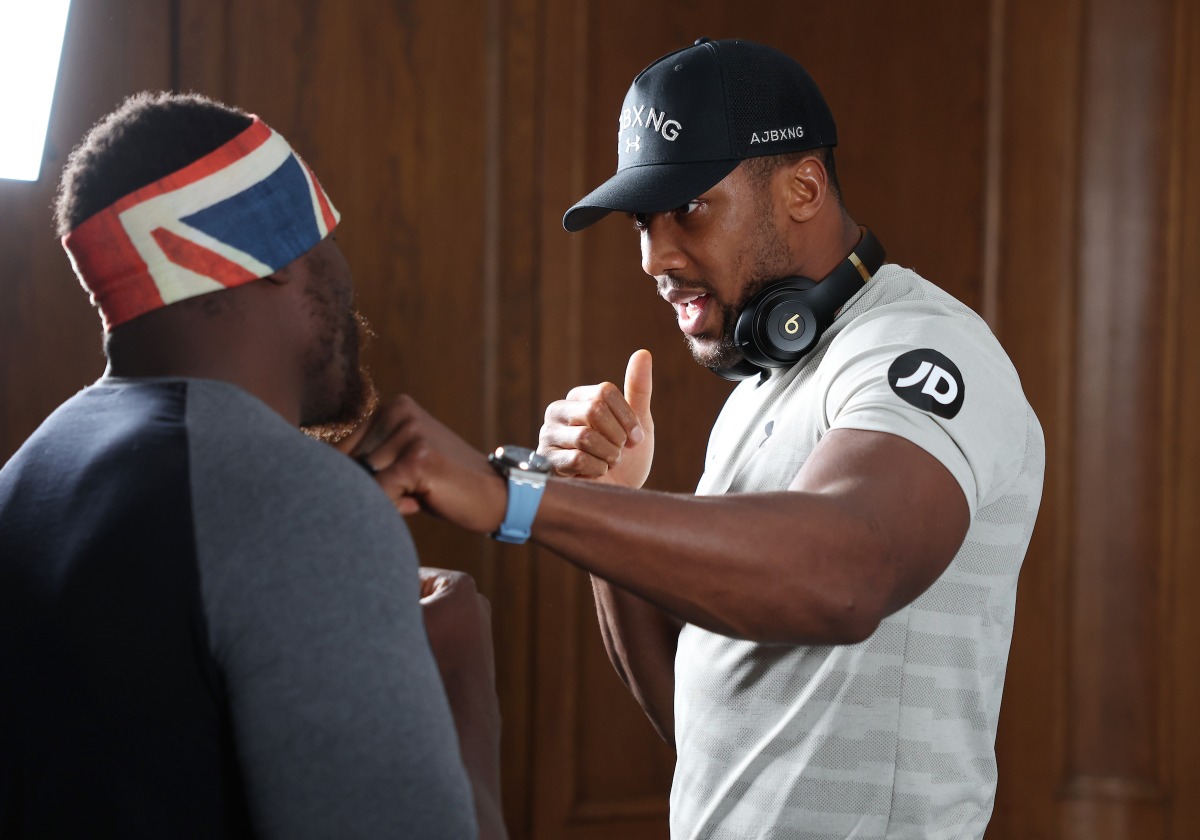 Anthony Joshua Derek Chisora