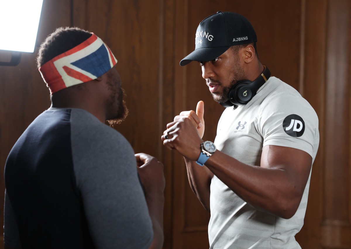 Anthony Joshua Derek Chisora