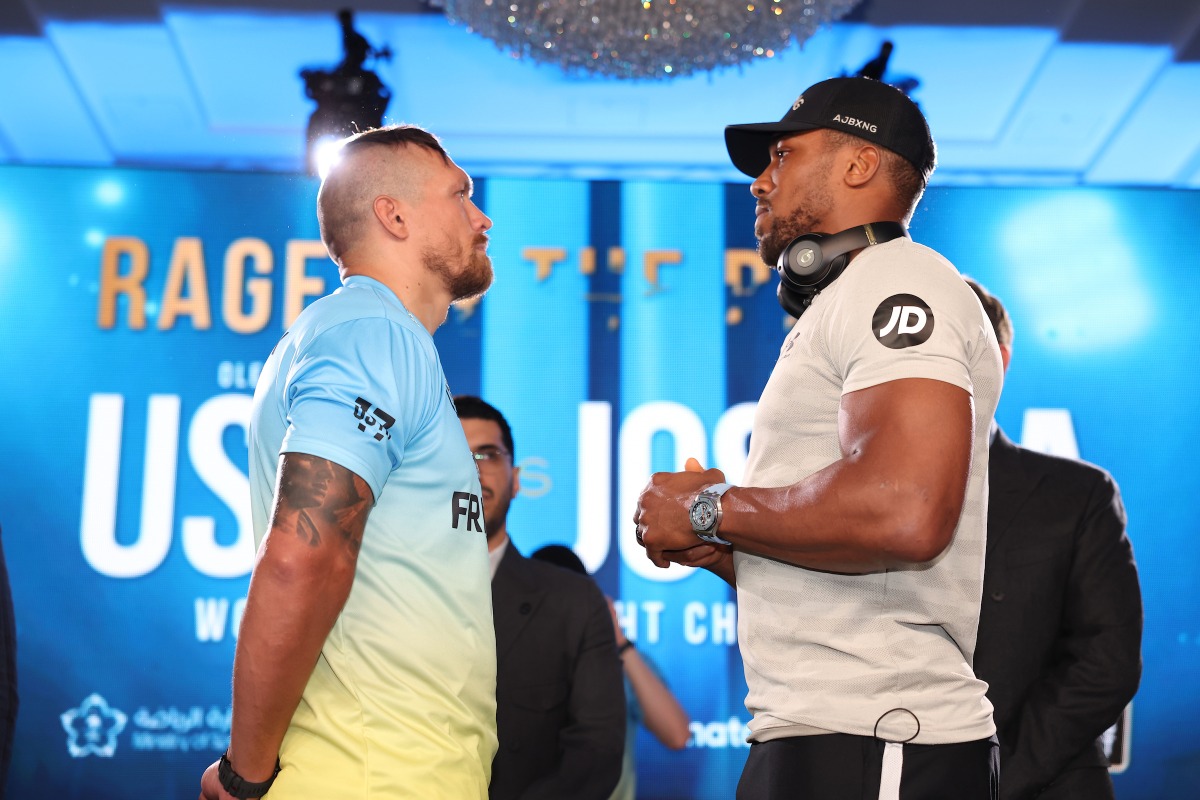 Usyk vs. Joshua 2 Face Off