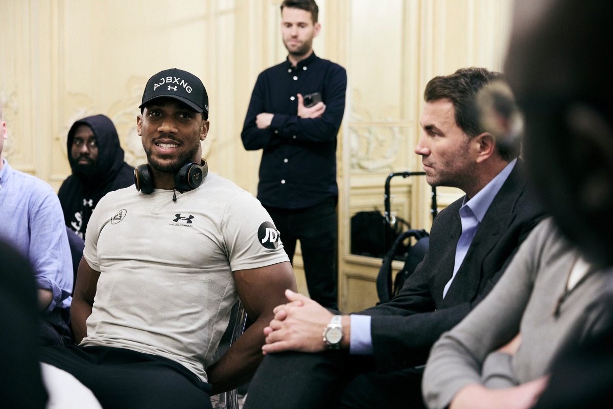 Anthony Joshua Eddie Hearn