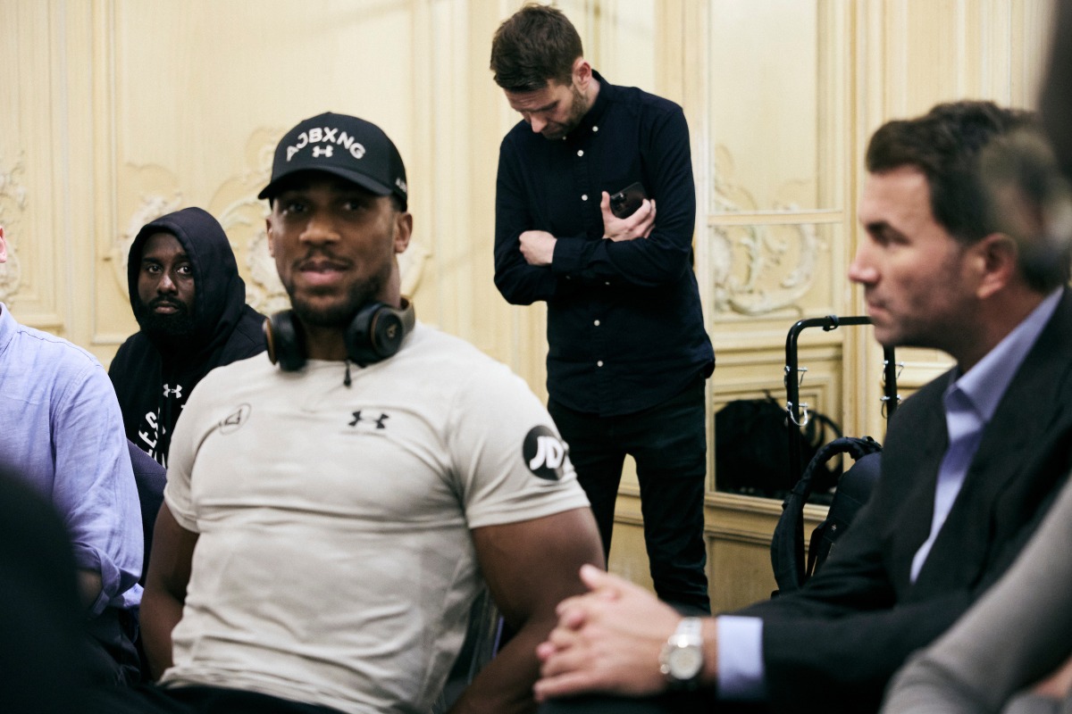 Anthony Joshua Eddie Hearn