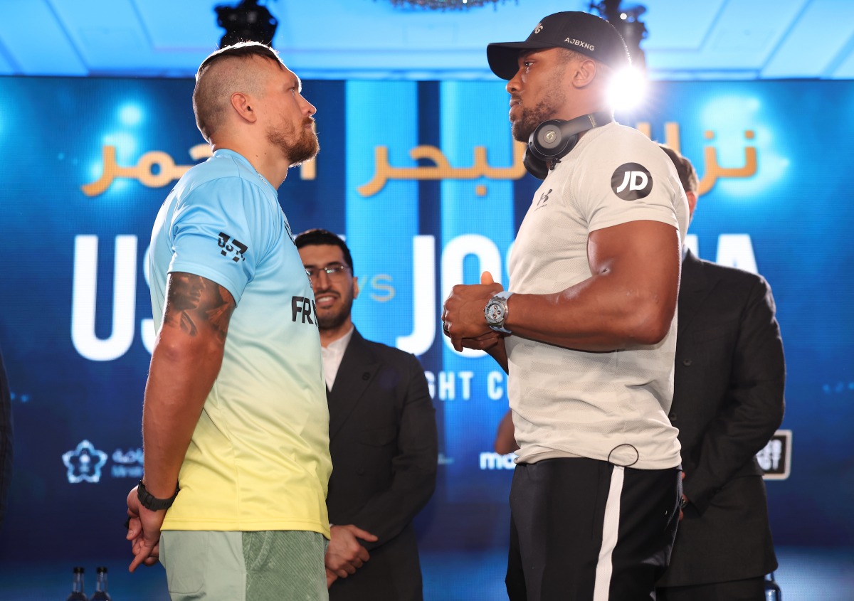 Usyk vs. Joshua 2 Face Off