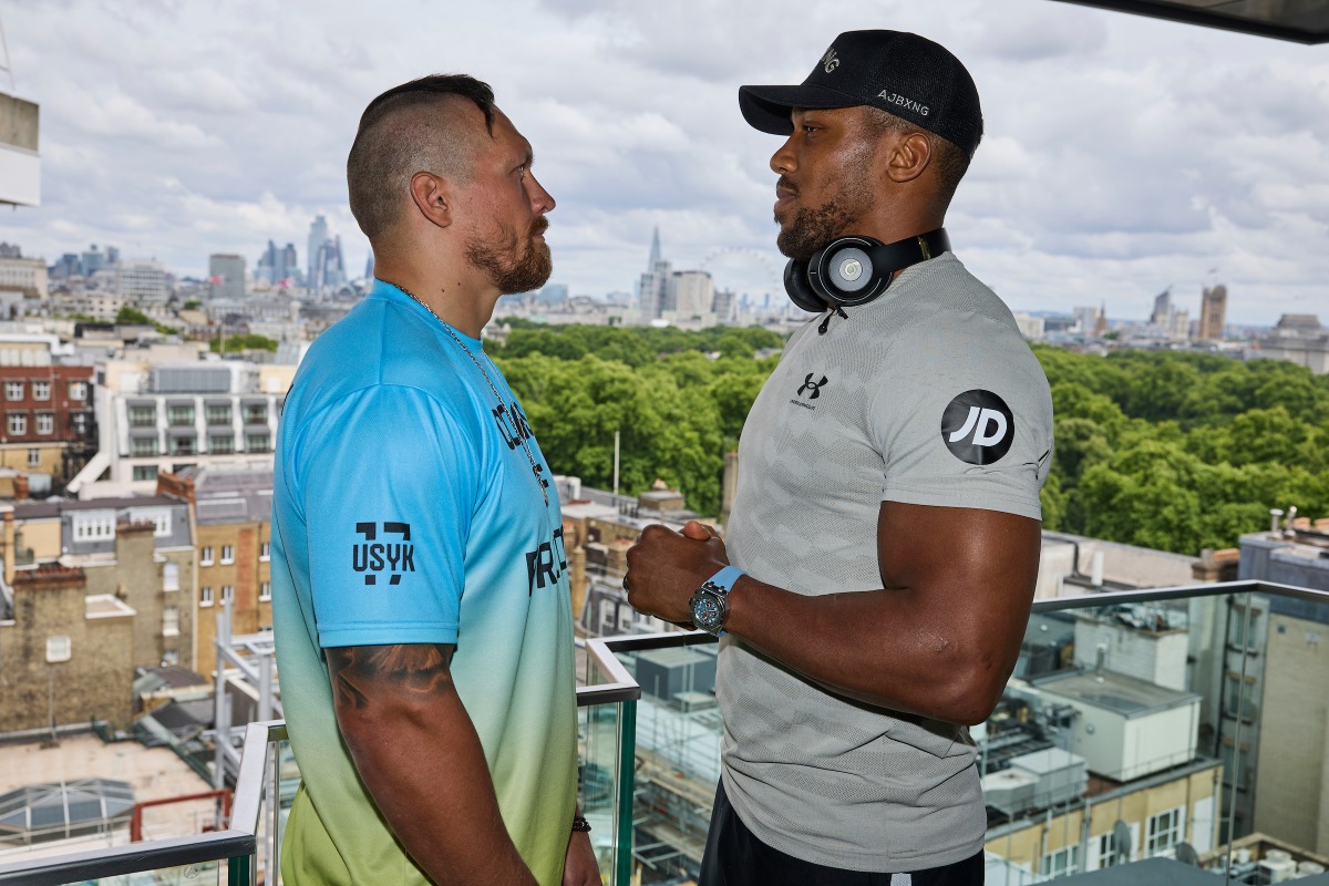 Usyk vs. Joshua 2 Face Off