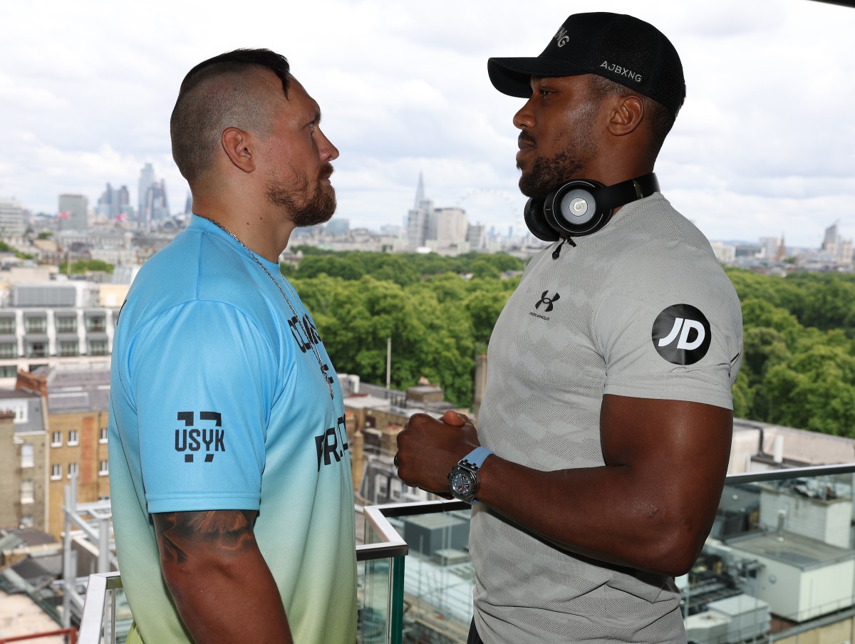 Usyk vs. Joshua 2 Face Off