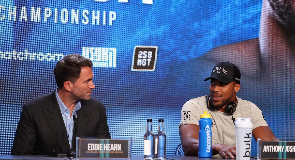 Anthony Joshua Eddie Hearn