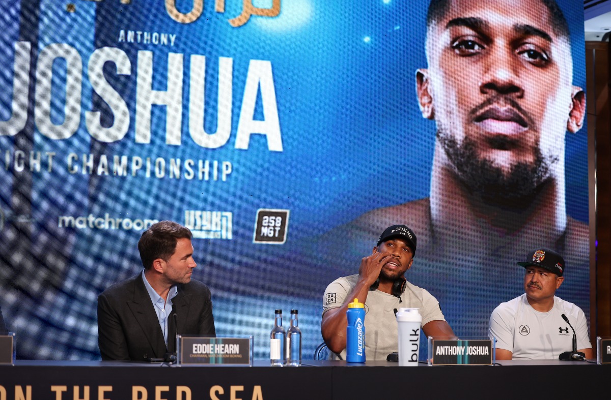 Anthony Joshua Eddie Hearn