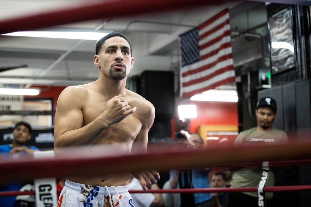 Danny Garcia vs. Jose Benavidez Jr. Fight Week Media Workout Quotes And Photos