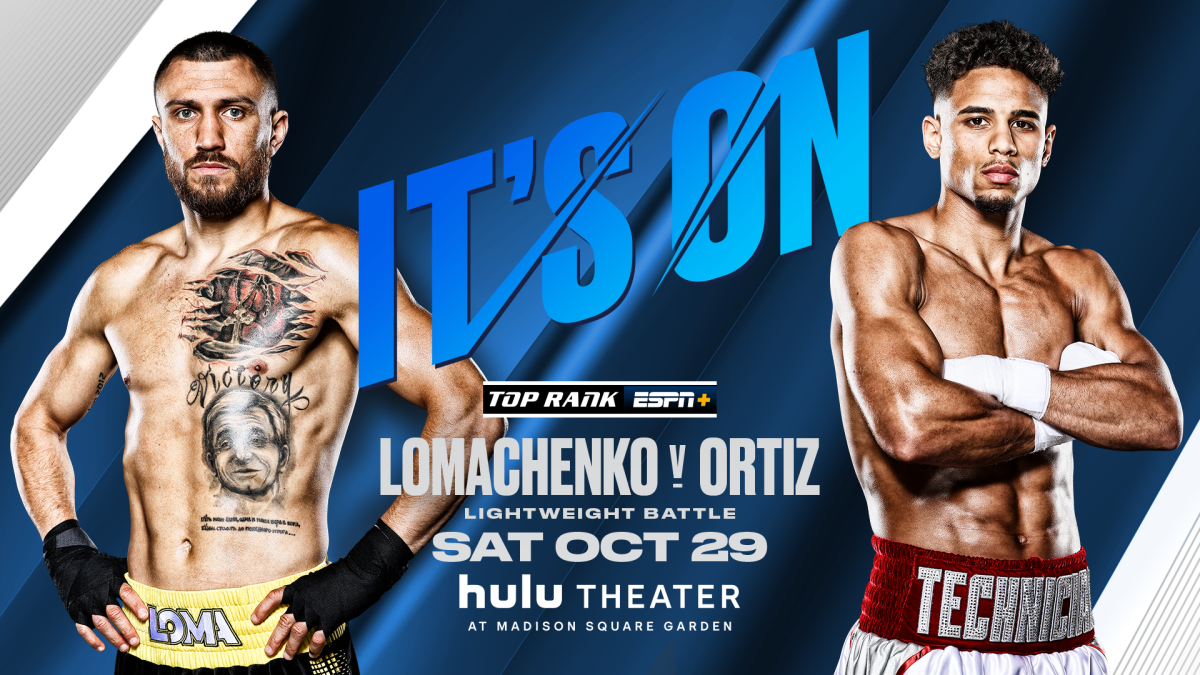 Lomachenko vs. Ortiz Set For October 29 At MSG