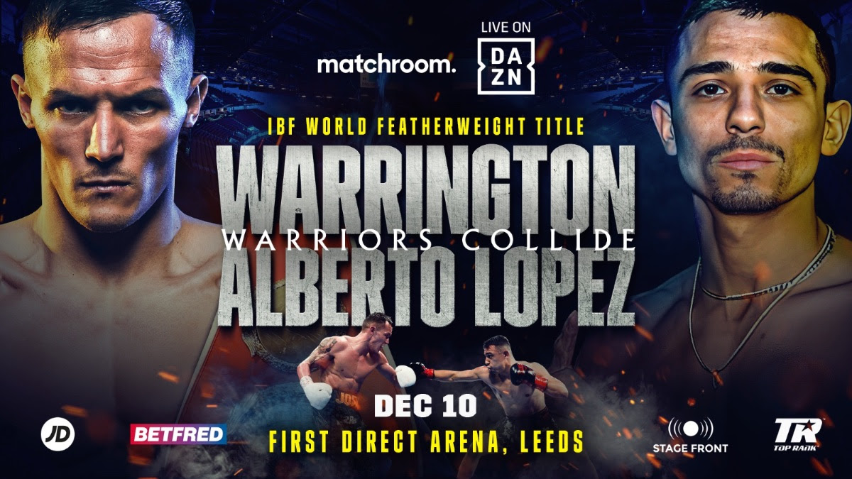 Warrington Defends World Title Against Alberto Lopez In Leeds