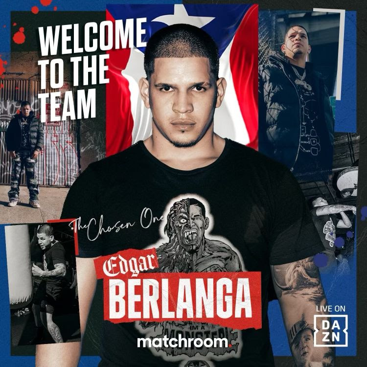 Edgar Berlanga Signs Multi-Fight Deal With Matchroom